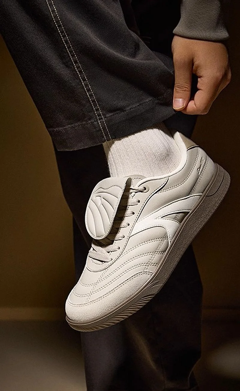 ANTA TT Series - Men’s Retro Leather Trainer Shoes - Modern Street Attitude