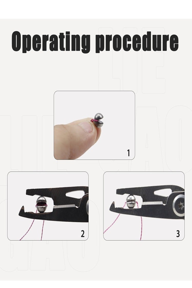 طقم وزن الصيد 135 قطعة وزن مفتوح للغوص وزن الطعم لصيد الصخور طقم صيد في علبة - Image 4