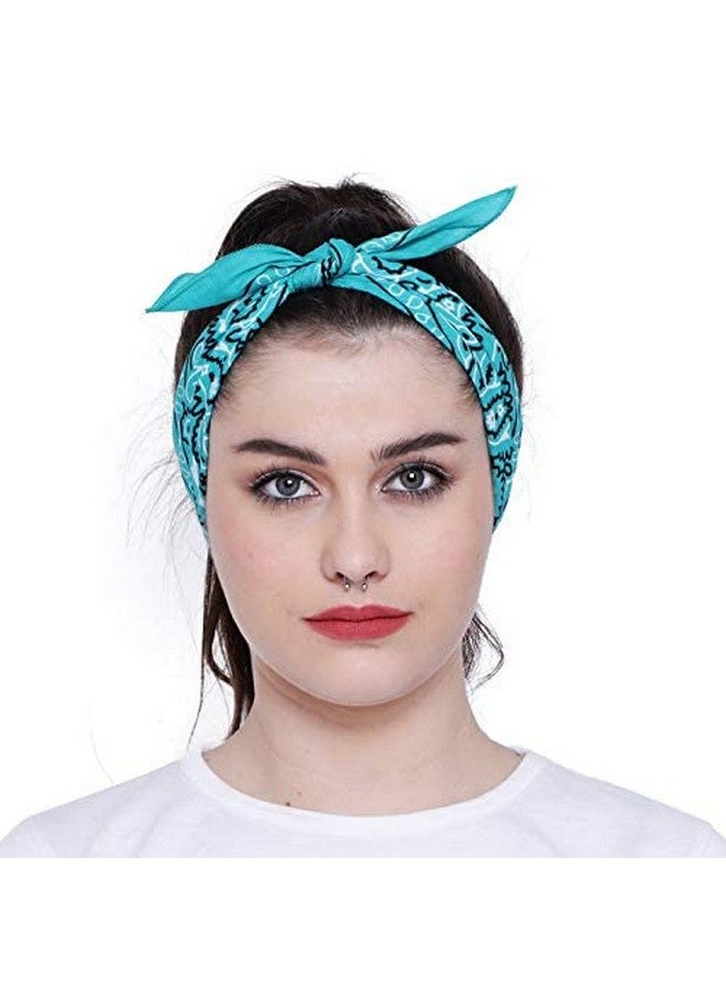 BISMAADH Paisley Printed 100% Pure Cotton Bandana - Image 4