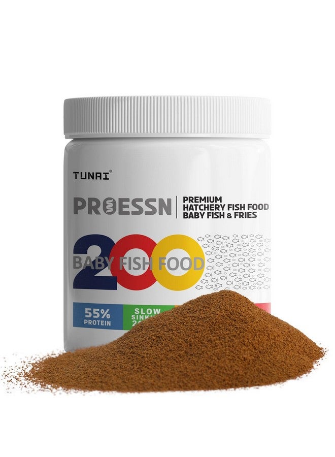 طعام سمك بيبي فرايز للصغار بعمر 10 أيام | 35 جرام | حبيبات بروتين 55% بطيئة الغرق بحجم 200 ميكرون، الأفضل للنمو السريع والعظام القوية، عبوة واحدة - Image 1