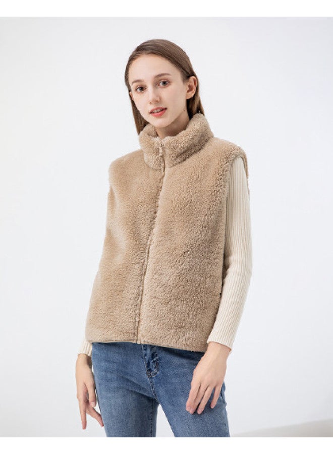 Flying in the snow Women's Autumn And Winter Fashion Vest With Soft Touch, Casual Series, Home Warmth, Zipper Style - Image 1