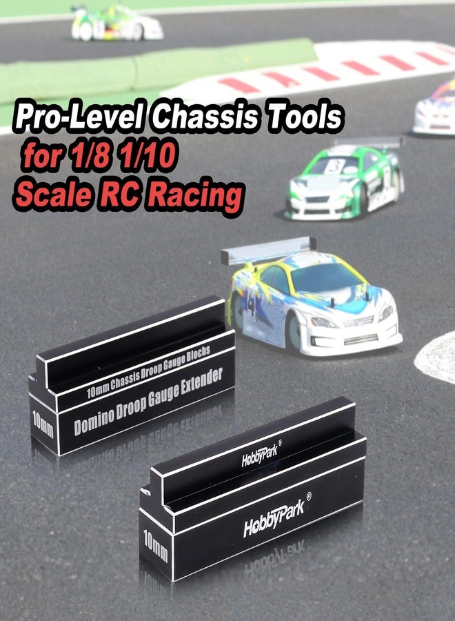 HobbyPark Aluminum Professional Droop Gauge with 10mm Blocks, Ride Height Droop Extender Tool for 1/10 RC Touring Drift Car Chassis Setup - Image 5