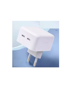 35W Dual USB-C Type C Trifold Charger Head for iPhone 14/iPad with cable USB-C to USB C