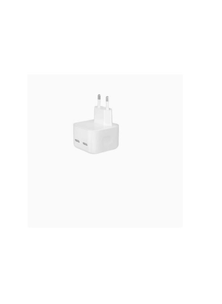 Generic - 35W Dual USB-C Type C Trifold Charger Head for iPhone 14/iPad with cable USB-C to USB C - Image 1