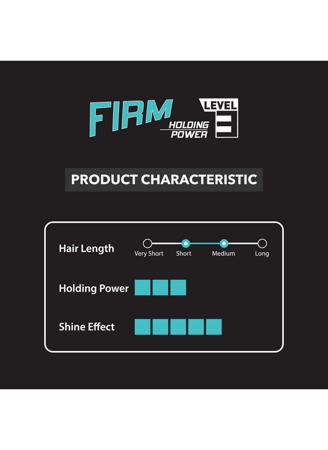 GATSBY Water Gloss - Hard, 300Gm Each Pack Of 2 | Wet Look Hair Gel, Shine Effect, Long Lasting Hold, Non Sticky, Easy Wash Off, Holding Level 3  - Image 4