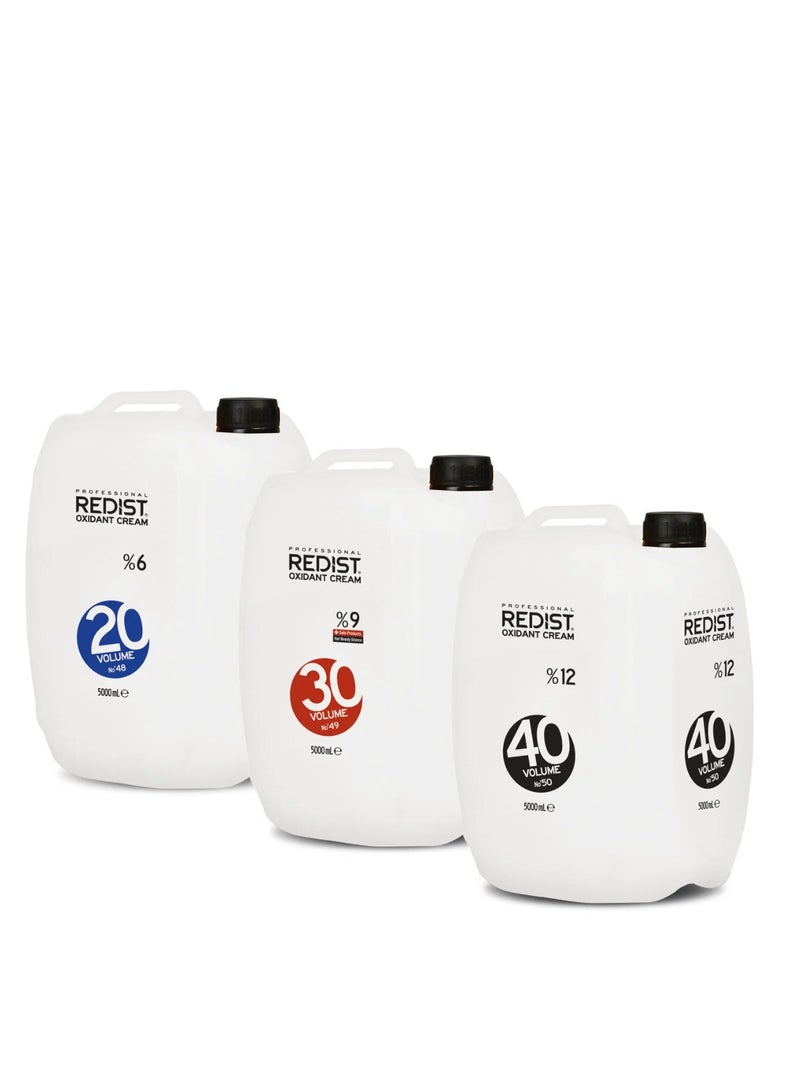 Redist Professional Oxidant Cream 12% 5000ml – For Salon Hair Coloring - Image 2