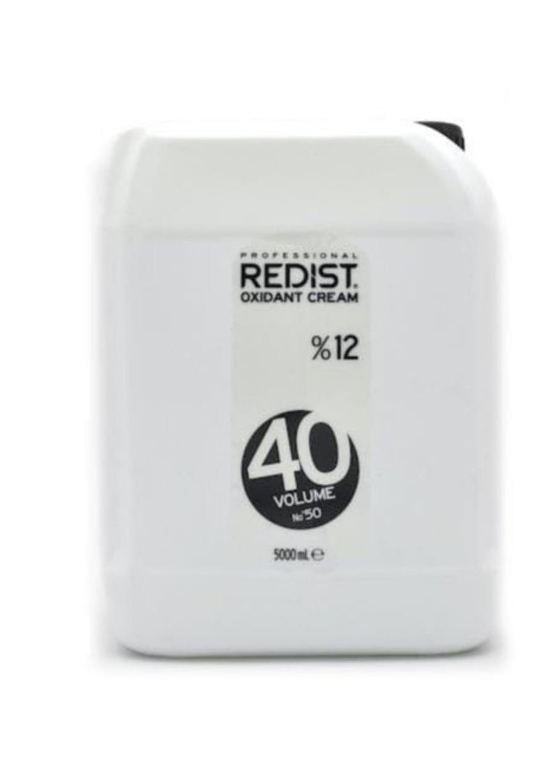 Redist Professional Oxidant Cream 12% 5000ml – For Salon Hair Coloring - Image 1