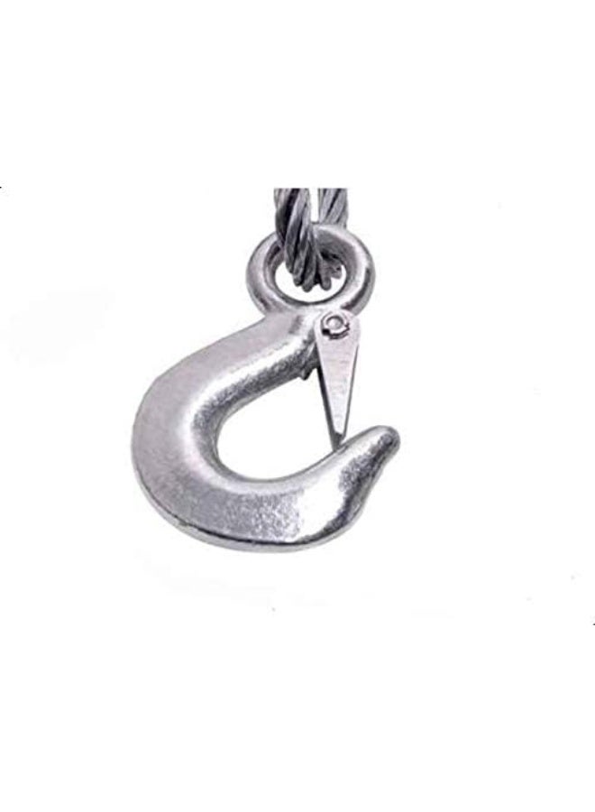 واير سحب سيارات فولاذي احترافي - كابل سحب عالي القوة للأعمال الشاقة مع خطافات أمان معززة - حبل جر اعتمادي للطوارئ والإنقاذ على الطرق - Image 2