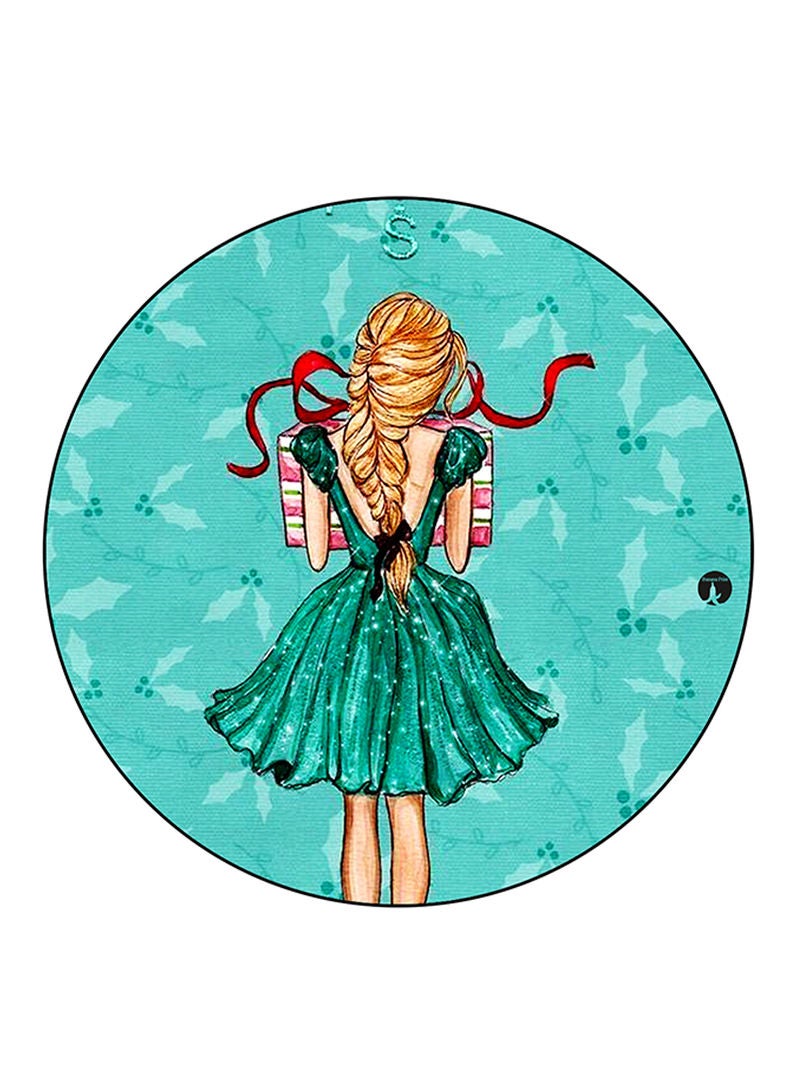 RKN Girl Printed Mouse Pad Multicolour