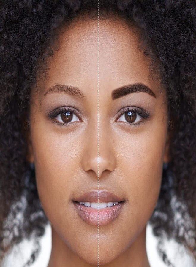 iMethod Eyebrow Stamp and Eyebrow Stencil Kit - Eyebrow Stamping Kit for Perfect Eyebrow Makeup, Eyebrow Pomade, 20 Eye brow Shaping Kit, Easy to Use, Long-Lasting, Light Brown - Image 2