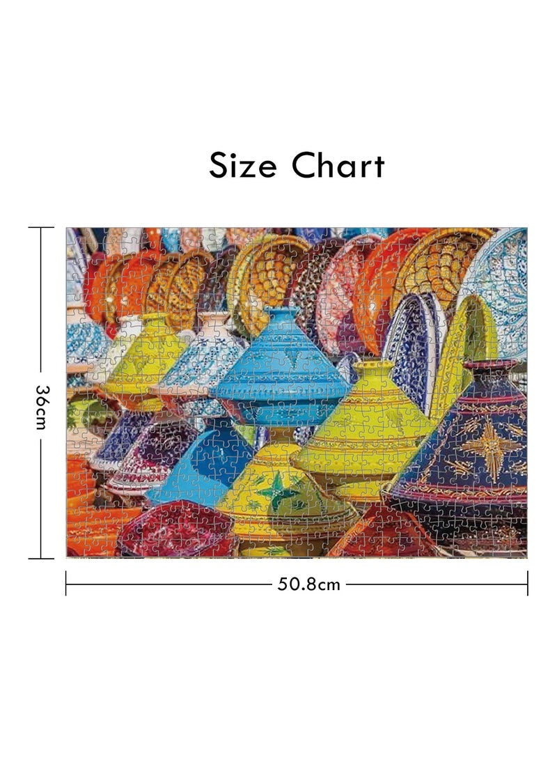 Little Story لعبة الألغاز التعليمية والممتعة (الفن والثقافة المغربية) - 500 قطعة - Image 5