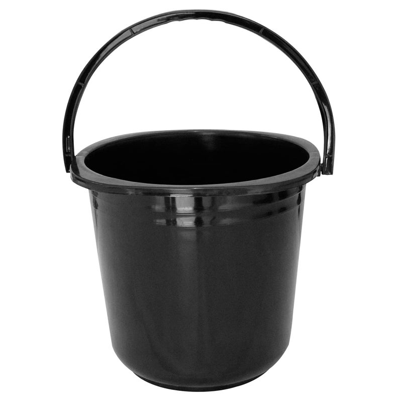 Kuber Industries Kuber Industries 4 Pieces Plastic Bucket, Stool, Mug & Tub Set (Black)  - Image 5