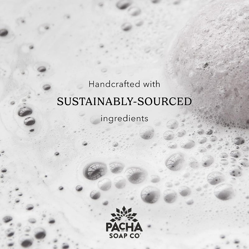 باشا سوب كو قنابل الاستحمام من Pacha Soap Co. - مجموعة قنابل استحمام عطرية مرطبة ومريحة تحتوي على الياسمين والخزامى والمريمية والنعناع، خالية من الصبغات، للبالغين، مصنوعة في الولايات المتحدة الأمريكية، عبوة من قطعتين (8 قطع) - Image 4