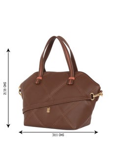 Baggit Baggit Women Bowling Handbag (BROWN)  - Image 3