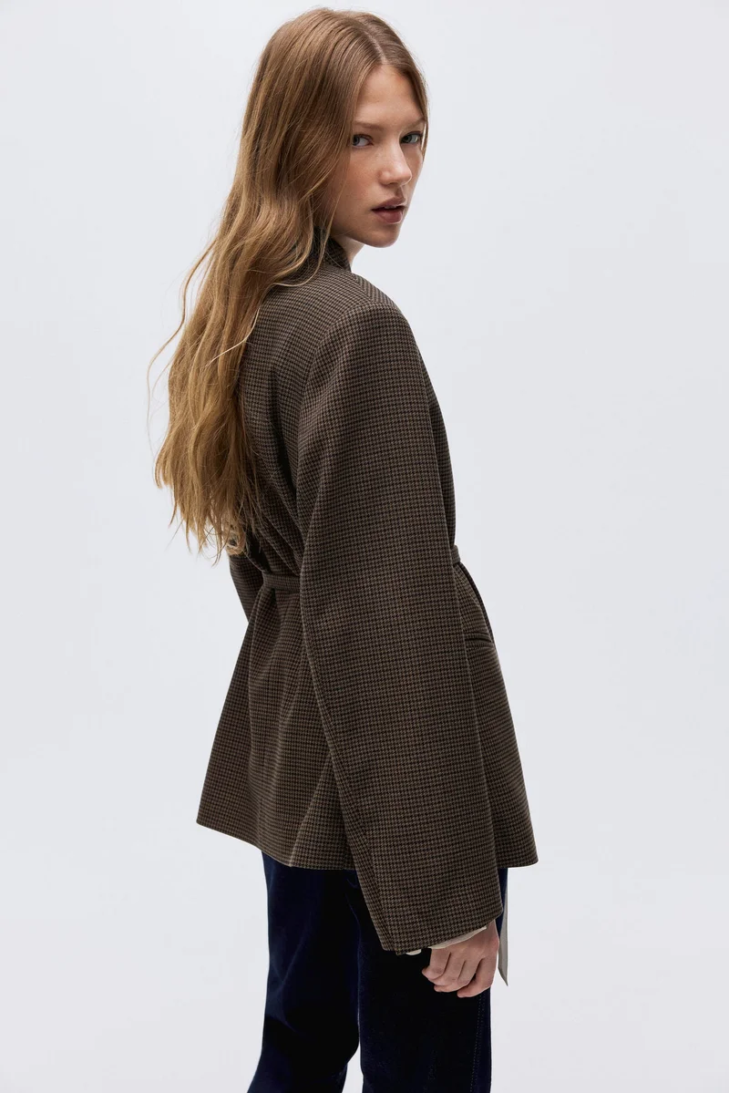 H&M Belted blazer