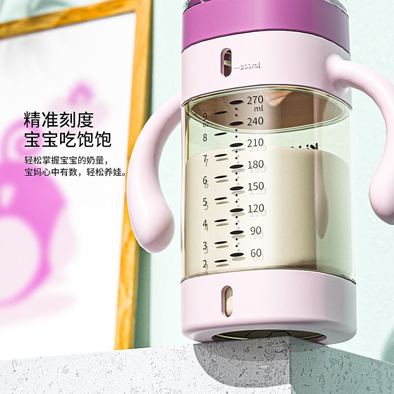 Plastic Anti-Fall And Anti-Flatulence Bottle For One And A Half Years Old, 2 Years Old And 3 Years Old Baby Bottle - Image 3