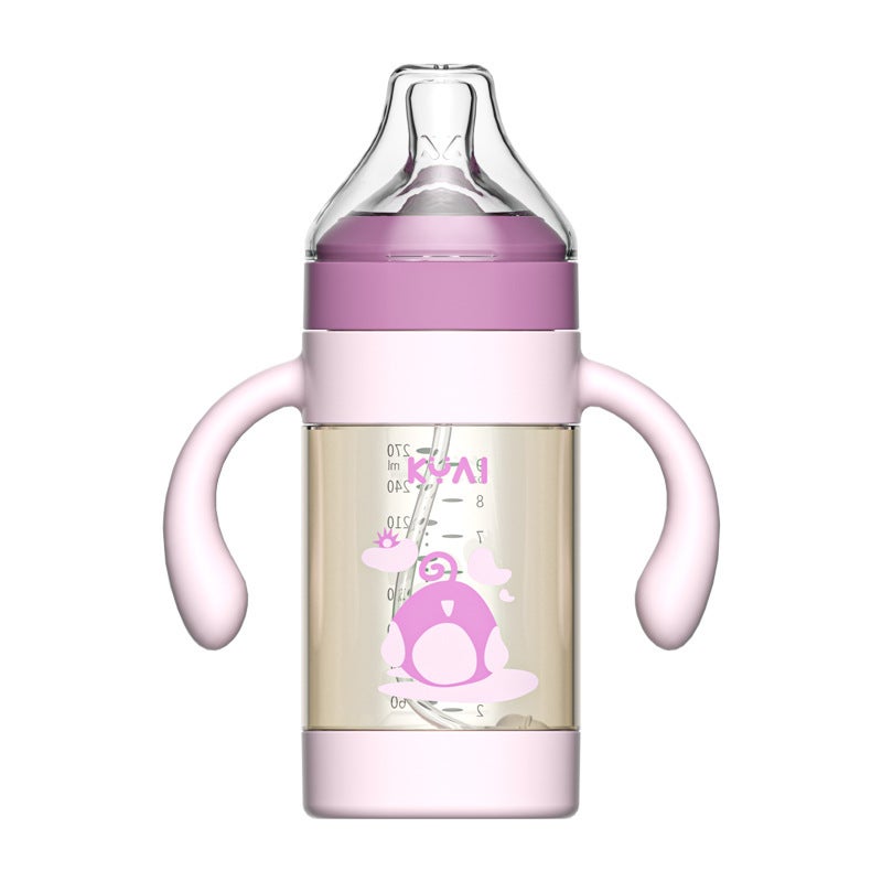 Plastic Anti-Fall And Anti-Flatulence Bottle For One And A Half Years Old, 2 Years Old And 3 Years Old Baby Bottle - Image 5