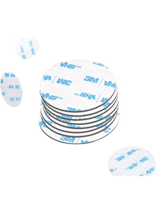 3M 3M Double-Sided Tape, Strong Adhesive, Waterproof, For Office Use/Etc, Student Stationery, Crafts, Etc. 6604-Gp, Bagged, 40Mm Diameter, 8 Pieces - Image 1