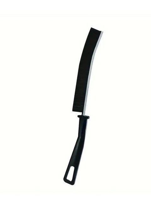 1pc Multi-Purpose Gap Cleaning Brush, Long Handle Stiff Bristles, No Power Needed, Unscented, Ideal for Kitchen Tile, Window Tracks, and Doorways