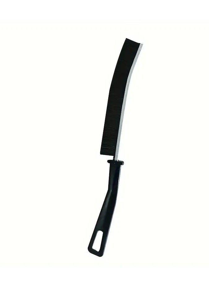 Goolsky - 1pc Multi-Purpose Gap Cleaning Brush, Long Handle Stiff Bristles, No Power Needed, Unscented, Ideal for Kitchen Tile, Window Tracks, and Doorways - Image 1