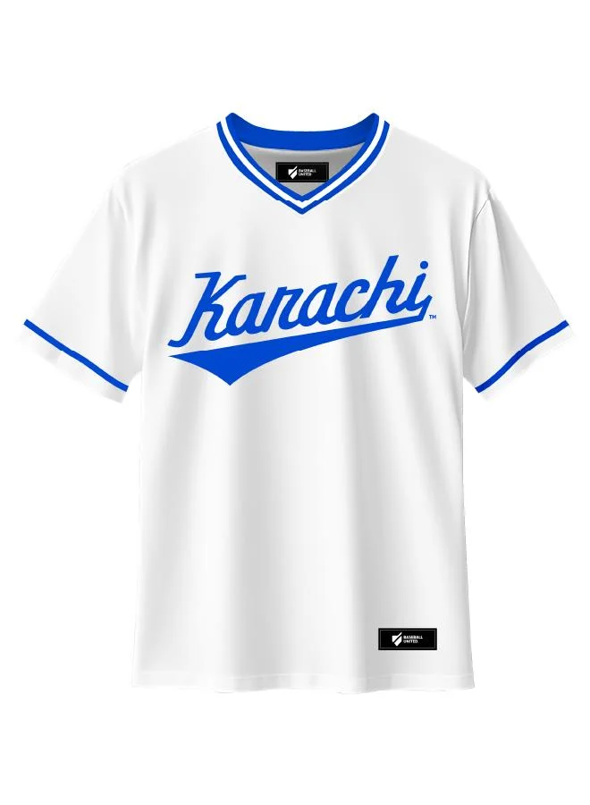 Baseball United Karachi Monarchs Kids' V-Neck Jersey