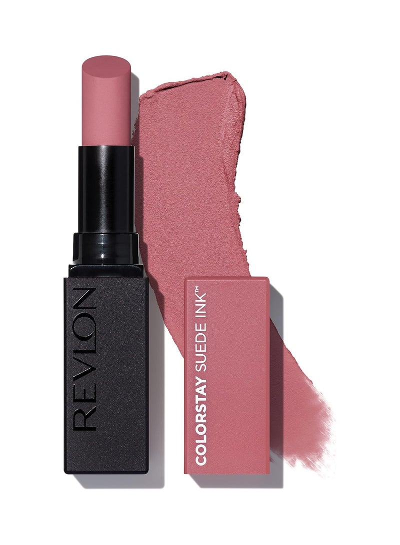 ريفلون Revlon ColorStay Suede Ink Lipstick, 008 That Girl, 1 Piece Multicolor - Image 1