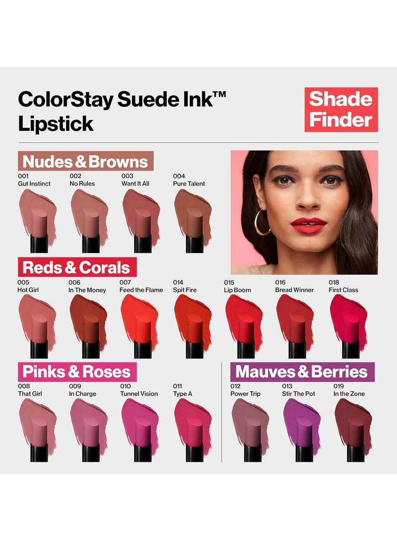 ريفلون Revlon ColorStay Suede Ink Lipstick, 008 That Girl, 1 Piece Multicolor - Image 5