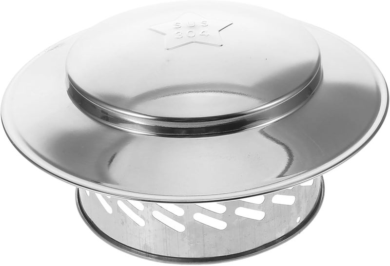 IMIKEYA Stainless Steel Chimney Cap Rainproof Cover for Fireplace Ventilation Easy Installation Prevents Water Ingress - Image 1