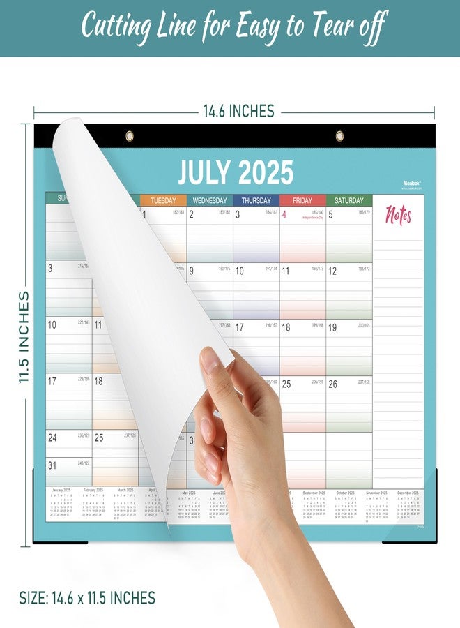 MaaIbok Desk Calendar 2024-2025 - 18 Month Calendar, Jul. 2024 - Dec. 2025, 17" x 12", 2024-2025 Monthly Desk Calendar with To-Do List and Notes - Perfect Home, School, Office Desk Calendar Planning Tool - Image 5