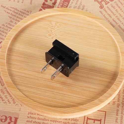 GFQHF Male Vampire Plug for 18 Guage SPT-1 Wire, Slip Plug, Vampire Plug, Zip Plug, 25 Pack, UL Listed (Male, Black) - Image 5