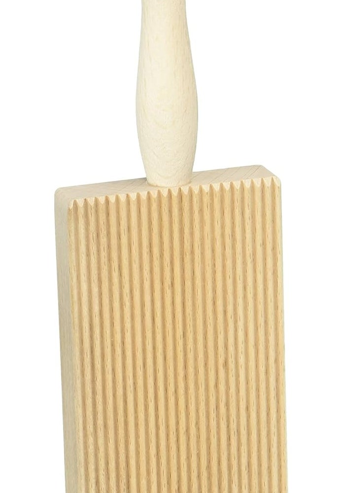 Eppicotispai Quick Gnocchi Stripper and Paddle - Natural Beechwood Kitchen Tool - Image 1