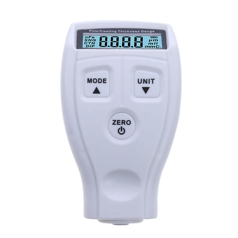 GM200 Digital Car Paint Thickness Gauge Portable White Automotive Coating Meter - Image 1