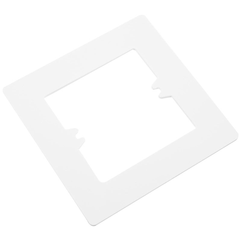 Decorative 86 Type Wall Plate Cover Single Gang White with Spacer For Indoor Electrical Light Switch Faceplate - Image 2