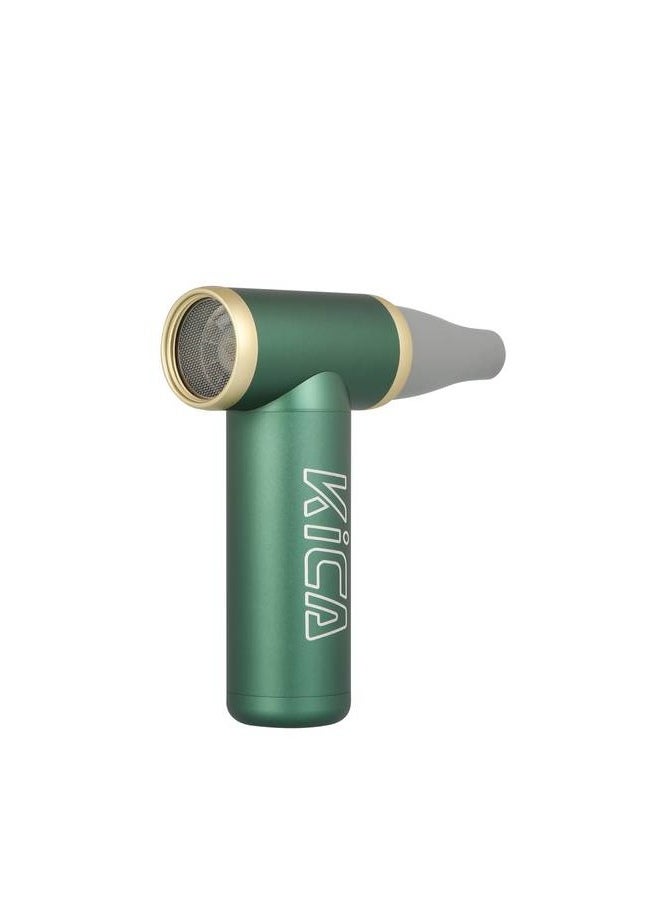 Jet Fan 2 Vacuum Kit / Adjustable Wind Speed / 101000RPM Brushless Motor / Aviation-Grade Aluminum Shell / Uses for Cleaning / Drying / Inflating & Dusting Hard-to-Reach Areas / Vacuum Accessories Included - Green