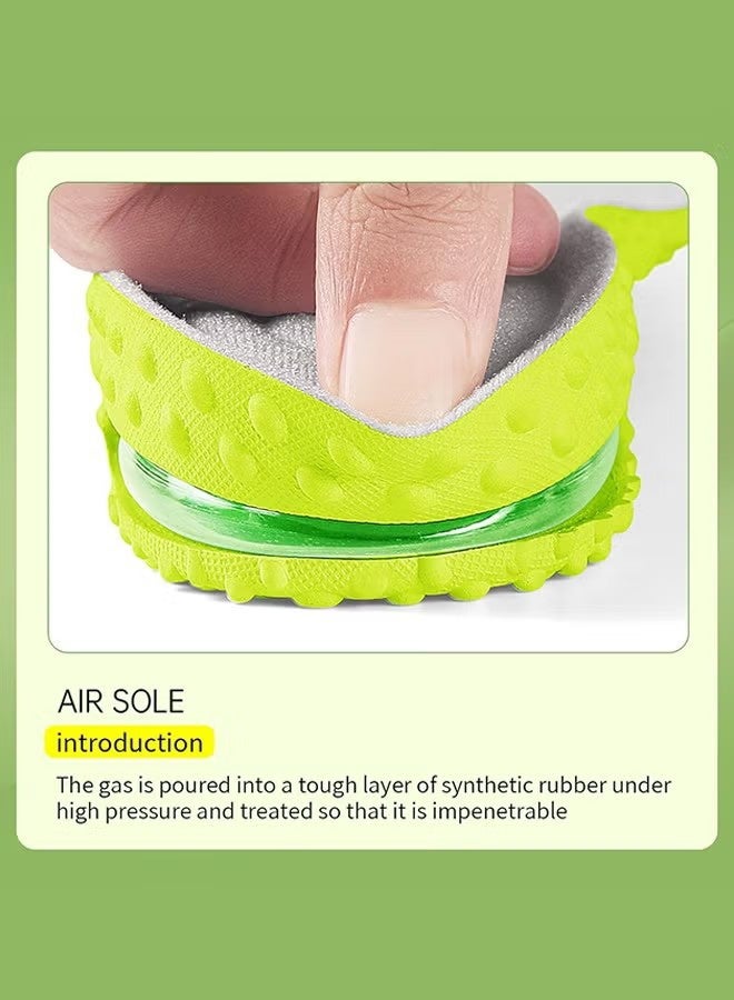 YJ 1 Pair Invisible Height Increasing Insoles, Memory Foam Insoles 3.5cm Heel Lift Foot Pads for Men & Women, Breathable Shock Absorbing Sports Inserts, Providing Great Shock Absorption and Cushioning for Feet Relief - Image 3