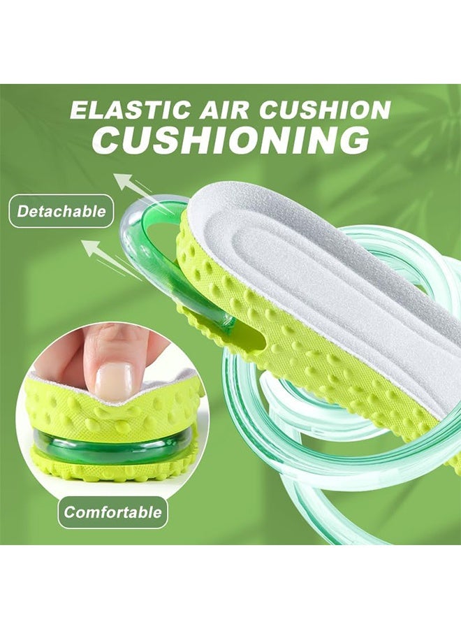 YJ 1 Pair Invisible Height Increasing Insoles, Memory Foam Insoles 3.5cm Heel Lift Foot Pads for Men & Women, Breathable Shock Absorbing Sports Inserts, Providing Great Shock Absorption and Cushioning for Feet Relief - Image 5