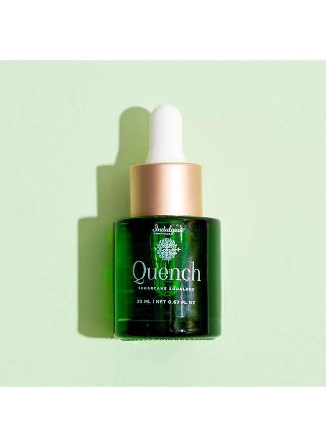Indulgeo ESSENTIALS Quench | 100% Organic Sugarcane Squalane Oil | Glow Light Moisturizer, Non-Sticky| Finelines And Wrinkles - 20 Ml  - Image 2