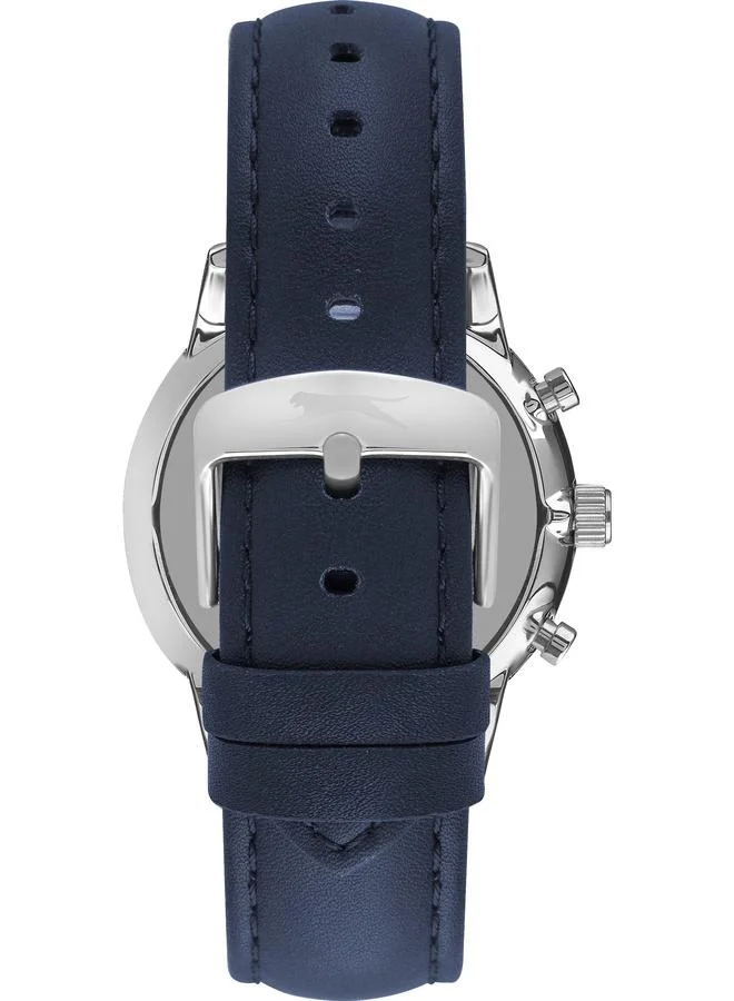 Slazenger Men's Leather Multi Function Watch SL.9.6564.2.01 - 44 mm