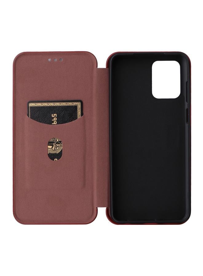 S-TOP Case For Motorola Moto G73 5G Carbon Fiber Texture Flip Leather Phone Case - Image 4