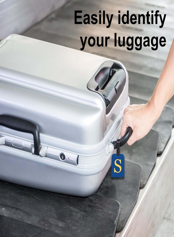 tag8 2 Pack Luggage Tags for Suitcases, 26 Initial Letter Travel Luggage Baggage Identification Labels ID Tag with Global Loss Recovery Service | Airline Compliant | SITA World Tracer Code Enabled (S) - Image 3