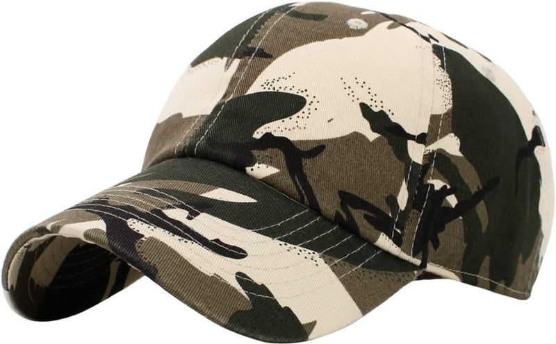 KBETHOS Classic Unisex Cotton Adjustable Low Crown Baseball Cap – Plain Dad Hat - Image 1