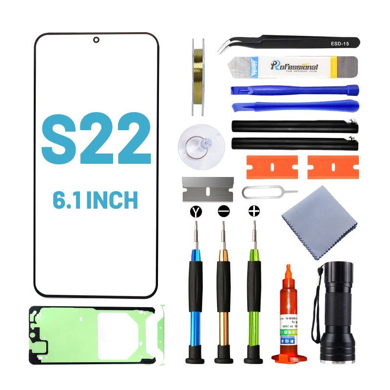Tpyag Screen Replacement for Samsung Galaxy S22Replacement Screen for Galaxy S22 Series 61 inchScreen Repair Kit with Waterproof AdhesiveNO OLED Touch Digitizer - Image 2
