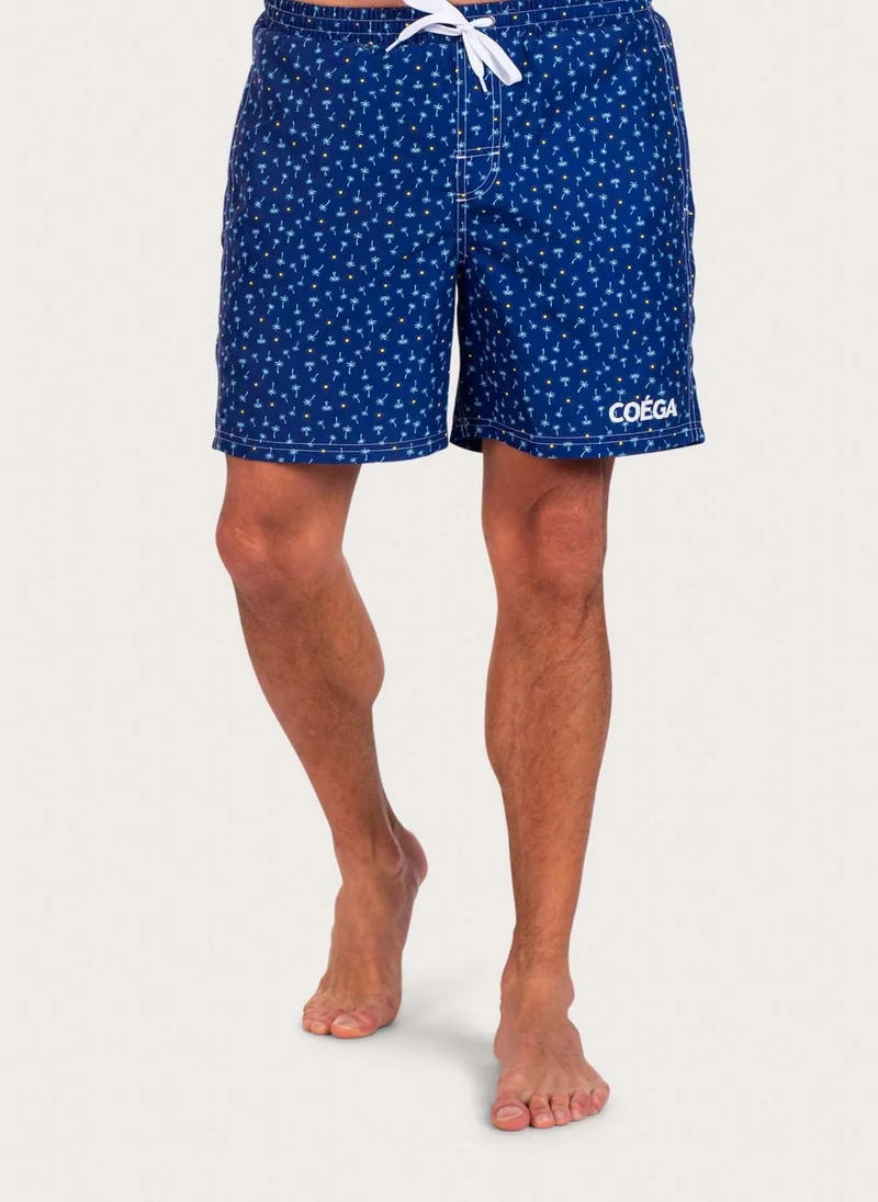 COEGA SUNWEAR COEGA Mens Boardshorts - Navy Tropical Palm