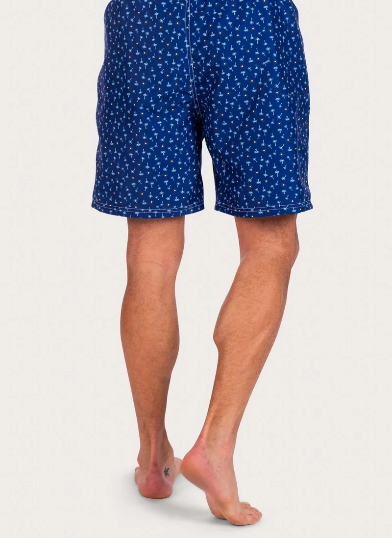 COEGA SUNWEAR COEGA Mens Boardshorts - Navy Tropical Palm