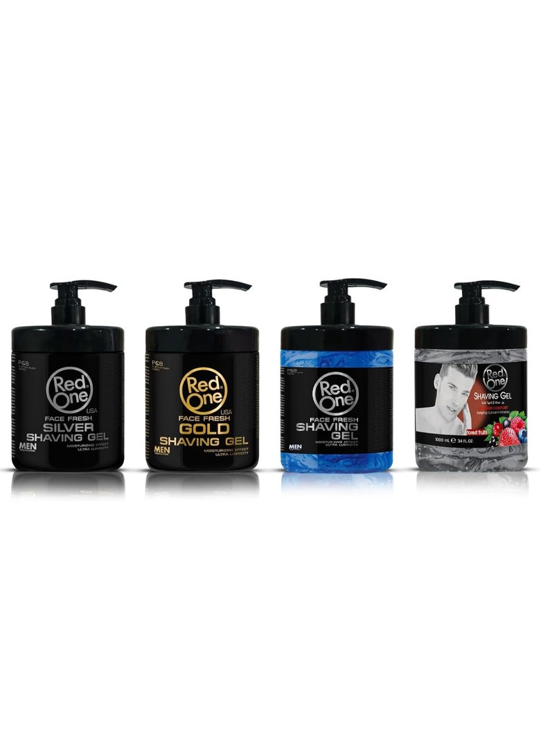 Redone Shaving Gel with Forest Fruits Scent – 1000ml for Smooth & Irritation-Free Shave - Image 3