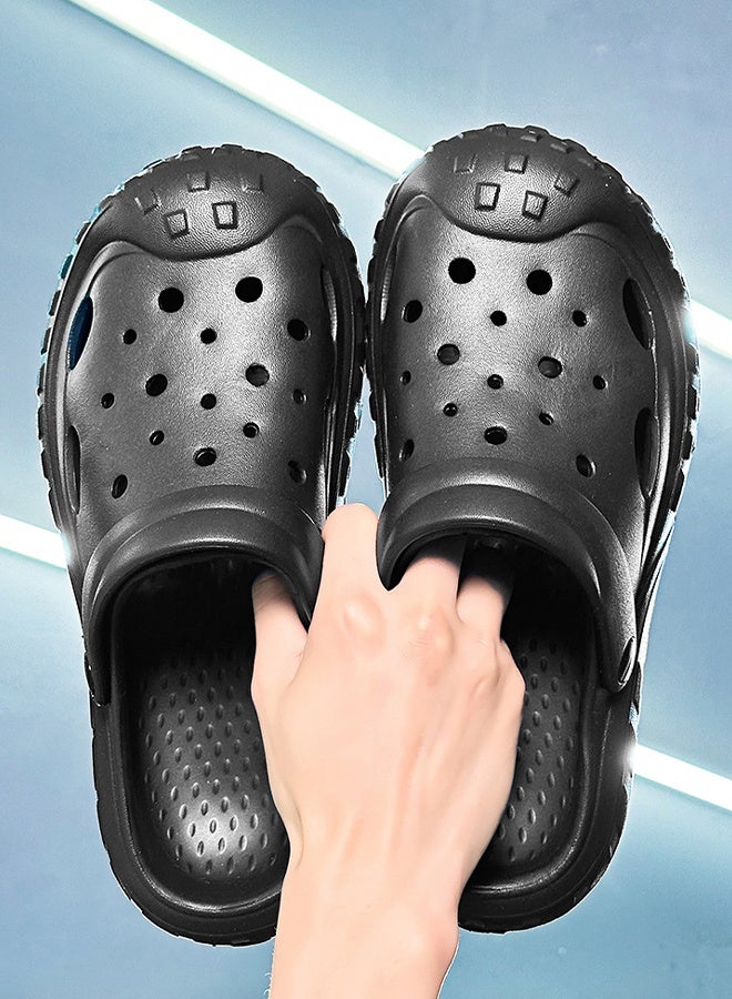 DUNISO صنادل رجالية من أجل الموضة صندل منزلق سريع الجفاف مع نعل غير قابل للانزلاق ونعل سميك شبشب للشاطئ قابل للتنفس صندل رجالي للمنزل شبشب مسطح للداخل والخارج - Image 5