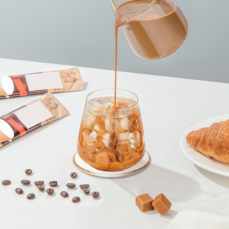 FUNKYFINDS 2pcs Clear Glass Snack Plates Cabilock Round Tea Bag Holder Dessert Plates Clear Glass Dessert Plates Clear Appetiser Plates for Servicing Cookies Snacks Fruits and Coffee - Image 2