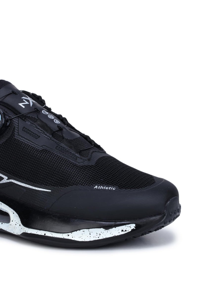 Columbus Catalyst Sports Shoes - Running Shoes|Walking Shoes| Training & Gym Shoe | Outdoors Shoe for Men (Black & Silver), UK 6 - Image 4