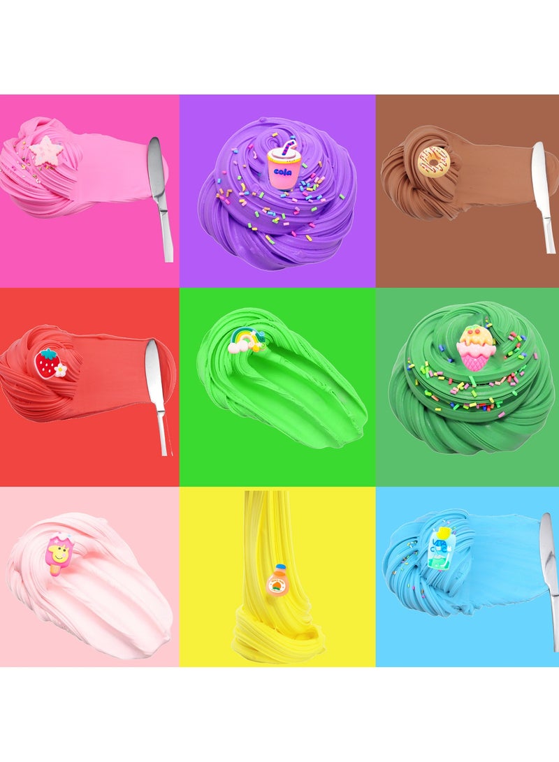 Butter Slime Set 10 Pack,Party Favours,Scented,Soft and NonSticky,Birthday Gifts for Girls and Boys,Stress Relieving Slime Bulk Ice CreamMouldFillers - Image 2