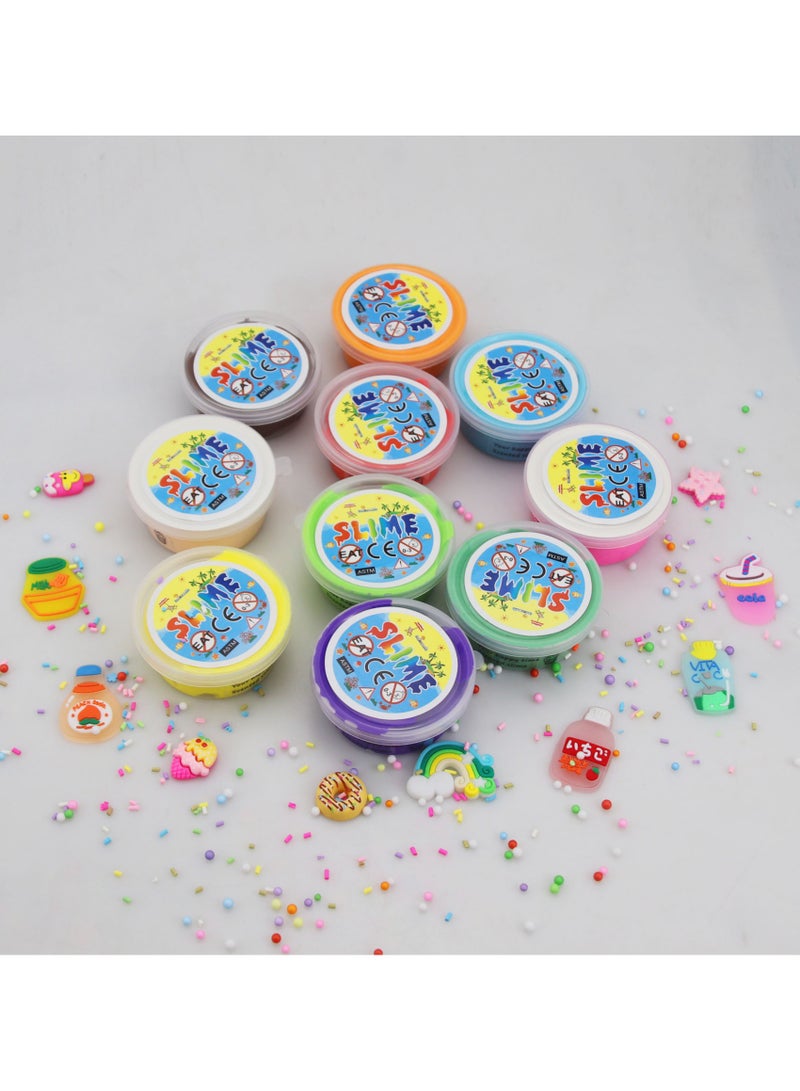 Butter Slime Set 10 Pack,Party Favours,Scented,Soft and NonSticky,Birthday Gifts for Girls and Boys,Stress Relieving Slime Bulk Ice CreamMouldFillers - Image 4